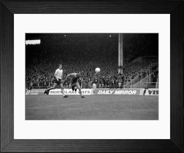 Framed Print : Manchester City 0 v. Tottenham Hotspur 1. Division one football Framed Print : Manchester City 0 v. Tottenham Hotspur 1. Division one football