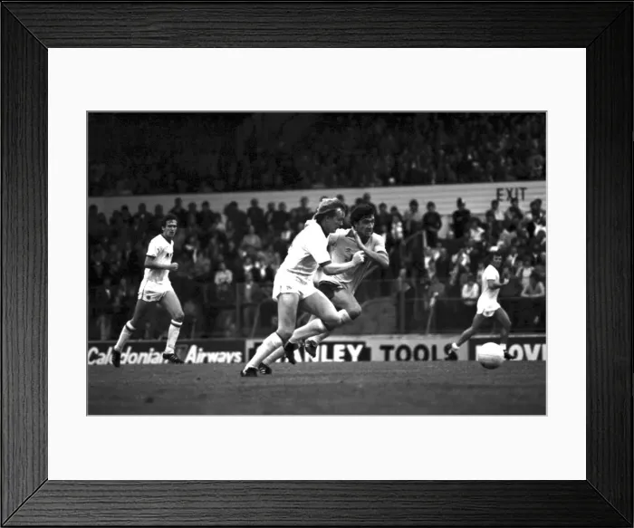 Framed Print : Leeds United 0 v. Arsenal 0. Division one football. September 1981 MF03-14-042