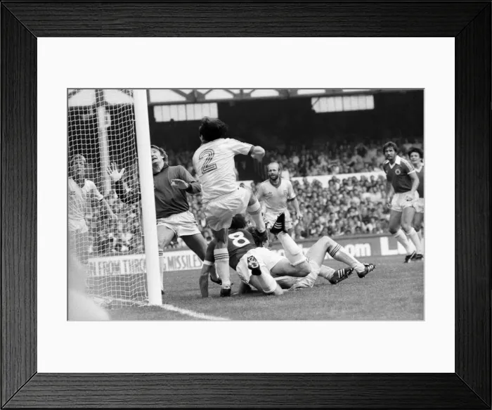 Framed Print : Everton 3 v. Birmingham City 1. August 1981 MF03-06-106