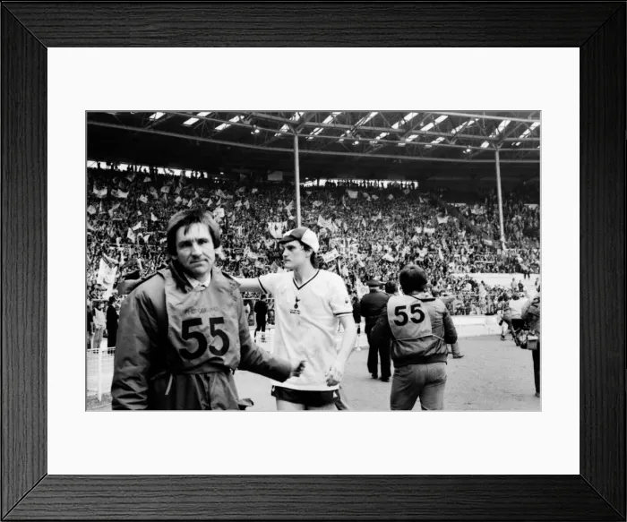 Framed Print : F. A. Cup Final. Manchester City 1 v. Tottenham Hotspur 1. May 1981 MF02-31-037