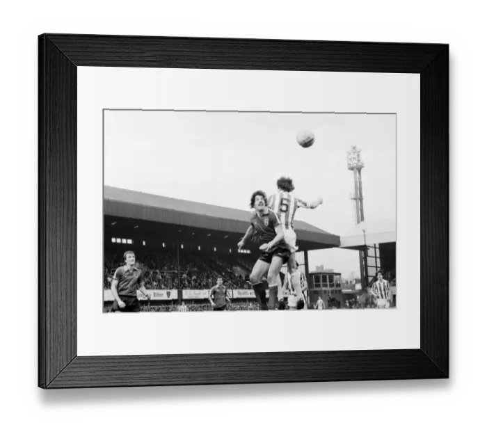 Framed Print : Stoke City 2 v. Sunderland 0. Division One Football. April 1981 MF02-18-098