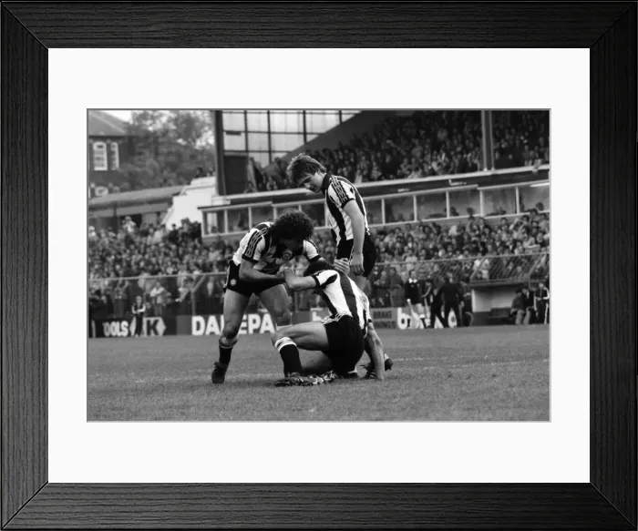 Framed Print : Oldham 2 v. Newcastle United 2. Division 2 Football October 1982 MF08-02-048 Framed Print : Oldham 2 v. Newcastle United 2. Division 2 Football October 1982 MF08-02-048