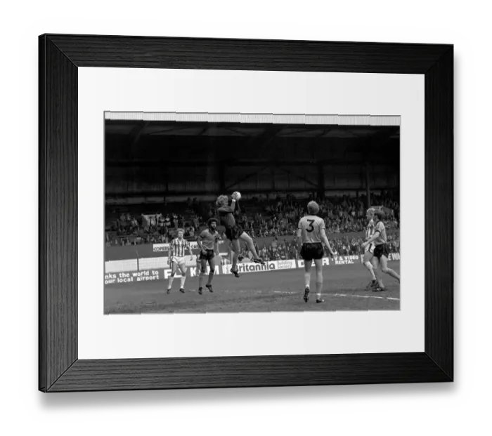 Framed Print : Stoke City 2 v. Wolverhampton Wanderers 1. Division 1 Football. April 1982 MF06-40-038
