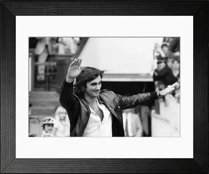 Framed Print : Manchester United 2 v. Stoke City 0. Division 1 Football