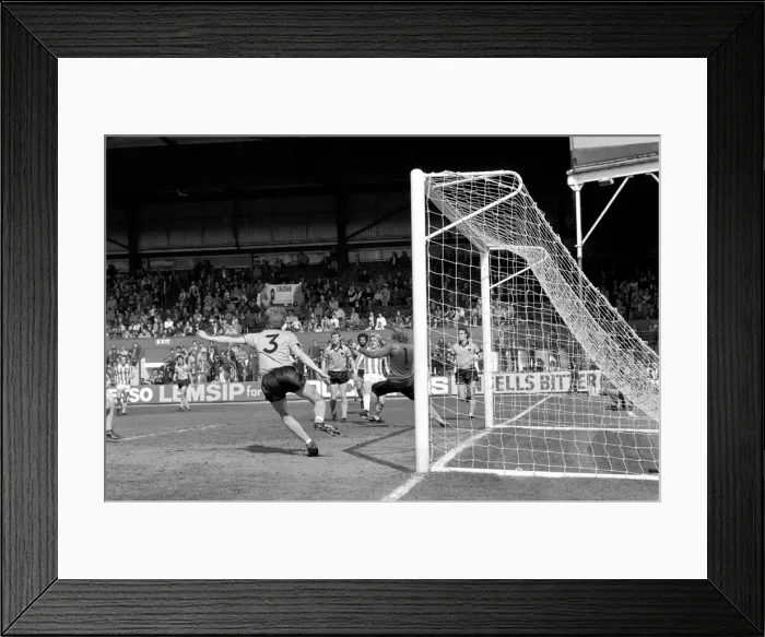 Framed Print : Stoke City 2 v. Wolverhampton Wanderers 1. Division 1 Football. April 1982 MF06-40-041 Framed Print : Stoke City 2 v. Wolverhampton Wanderers 1. Division 1 Football. April 1982 MF06-40-041
