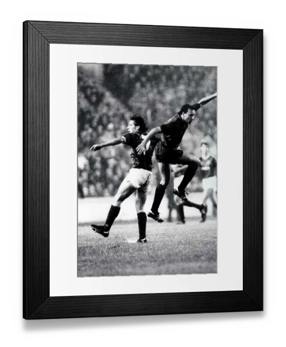 Framed Print : Rangers versus Osasuna UEFA cup September 1985 European football Ibrox park score 1 Framed Print : Rangers versus Osasuna UEFA cup September 1985 European football Ibrox park score 1