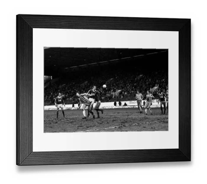 Framed Print : English League Division Two match. Sheffield Wednesday 1 v Charlton Athletic 1
