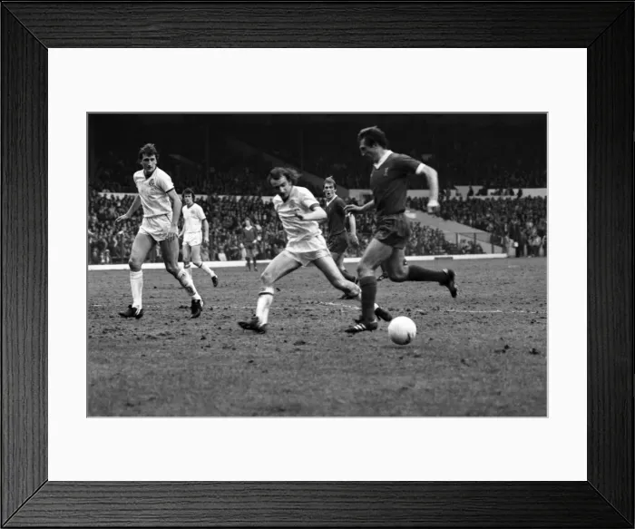 Framed Print : English League Division One match at Elland Road. Leeds United 0 v Liverpool 2 Framed Print : English League Division One match at Elland Road. Leeds United 0 v Liverpool 2