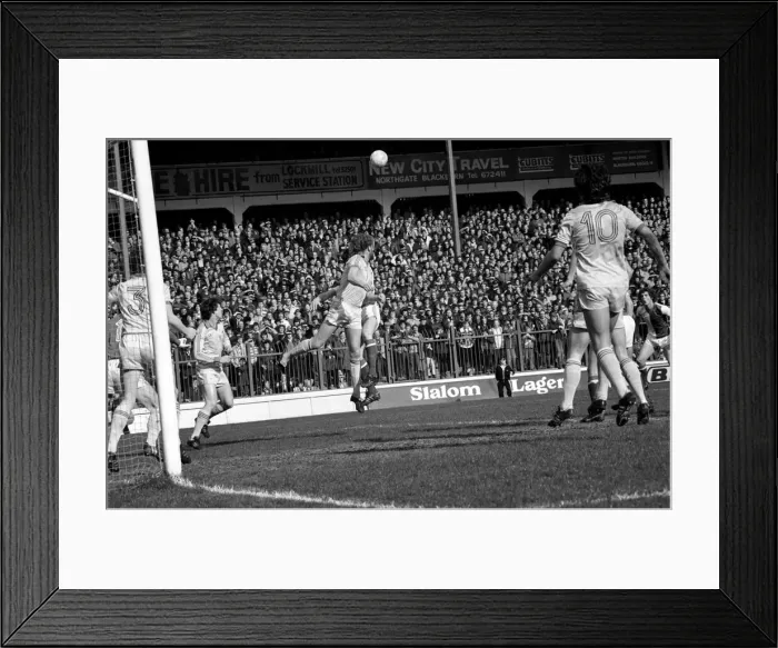Framed Print : Blackburn Rovers 0 v. Notts. County 0. March 1981 MF02-07-046 Framed Print : Blackburn Rovers 0 v. Notts. County 0. March 1981 MF02-07-046