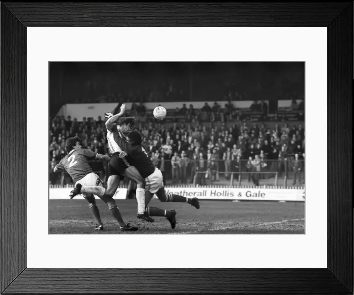 Framed Print : Sheffield United 2 v. Millwall 1. Division Three Football. March 1981 MF02-09-013 Framed Print : Sheffield United 2 v. Millwall 1. Division Three Football. March 1981 MF02-09-013