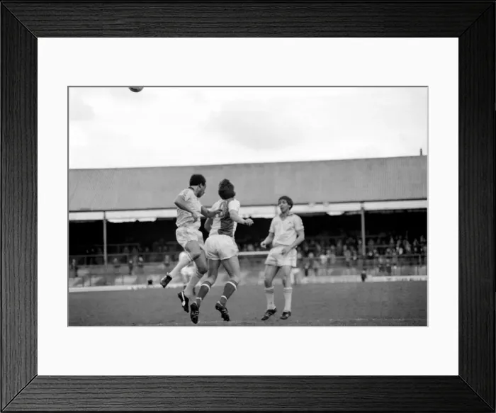 Framed Print : Blackburn Rovers 0 v. Notts. County 0. March 1981 MF02-07-004