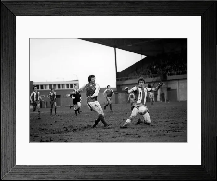 Framed Print : Chester 0 v. Rotherham 1. Division Three Football. United. March 1981 MF02-01-007 Framed Print : Chester 0 v. Rotherham 1. Division Three Football. United. March 1981 MF02-01-007
