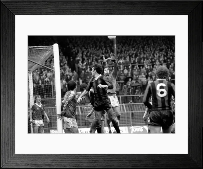 Framed Print : Birmingham City 2 v. Manchester City 0. Division One Football. March 1981 MF02-02-022