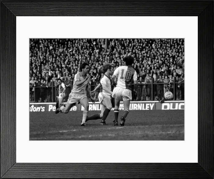 Framed Print : Blackburn Rovers 0 v. Notts. County 0. March 1981 MF02-07-014