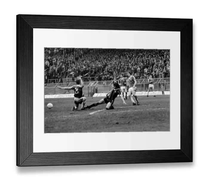 Framed Print : Birmingham City 2 v. Manchester City 0. Division One Football. March 1981 MF02-02-010 Framed Print : Birmingham City 2 v. Manchester City 0. Division One Football. March 1981 MF02-02-010