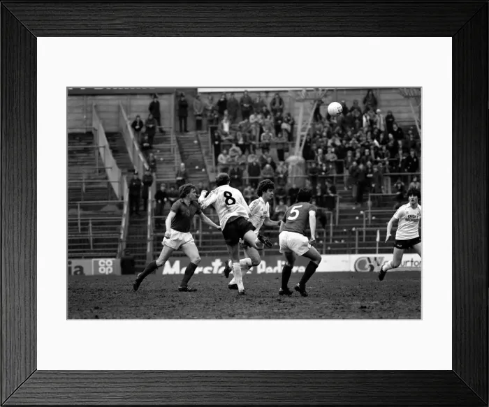 Framed Print : Bolton Wanderers 0 v. Shrewsbury Town 2. Division Two Football. March 1981 MF01-43-062 Framed Print : Bolton Wanderers 0 v. Shrewsbury Town 2. Division Two Football. March 1981 MF01-43-062
