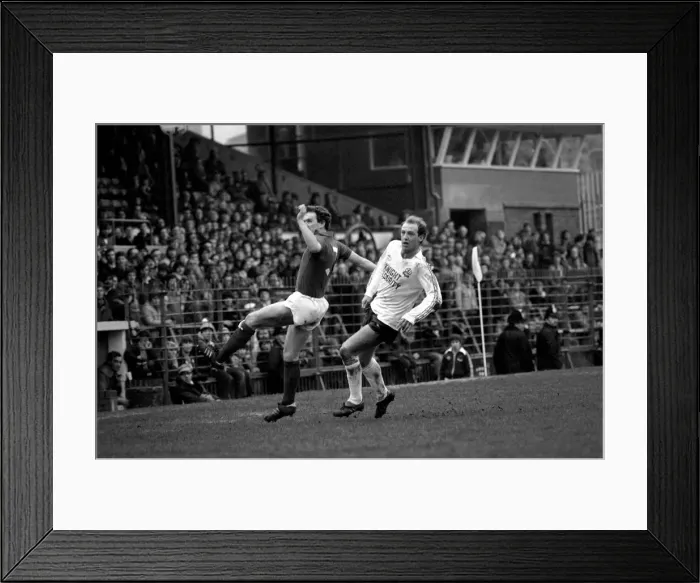 Framed Print : Bolton Wanderers 0 v. Shrewsbury Town 2. Division Two Football. March 1981 MF01-43-060