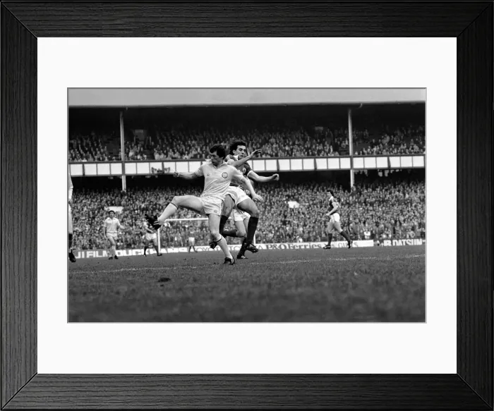 Framed Print : Everton 1 v. Leeds United 2. Division One Football. March 1981 MF01-44-032