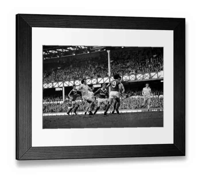 Framed Print : Everton 1 v. Leeds United 2. Division One Football. March 1981 MF01-44-039 Framed Print : Everton 1 v. Leeds United 2. Division One Football. March 1981 MF01-44-039