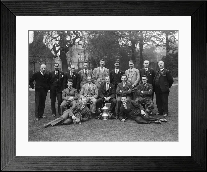 Framed Print : Bolton Wanderers 1926 FA Cup Winning Team