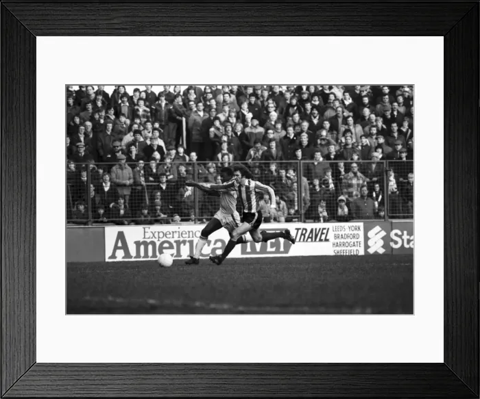 Framed Print : Leeds United 1 v. Stoke City 3. Division One Football. February 1981 MF01-29-023