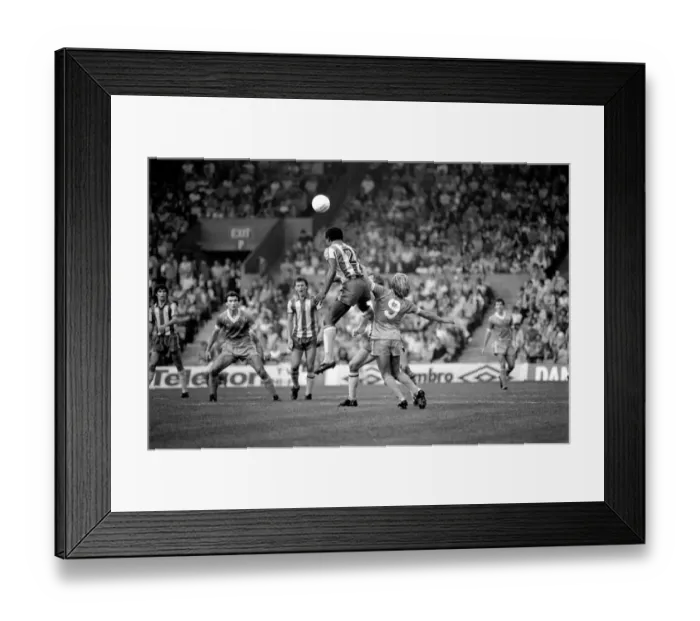 Framed Print : Manchester City v. West Bromwich Albion. August 1981 MF03-07-023 Framed Print : Manchester City v. West Bromwich Albion. August 1981 MF03-07-023