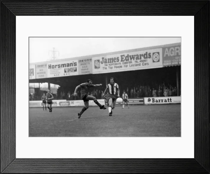 Framed Print : Chester v. Bolton Wanderers. August 1981 MF03-04-015 Local Caption Pre-Season