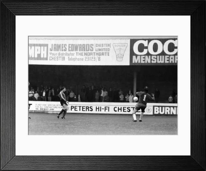 Framed Print : Chester v. Bolton Wanderers. August 1981 MF03-04 Local Caption Pre-Season