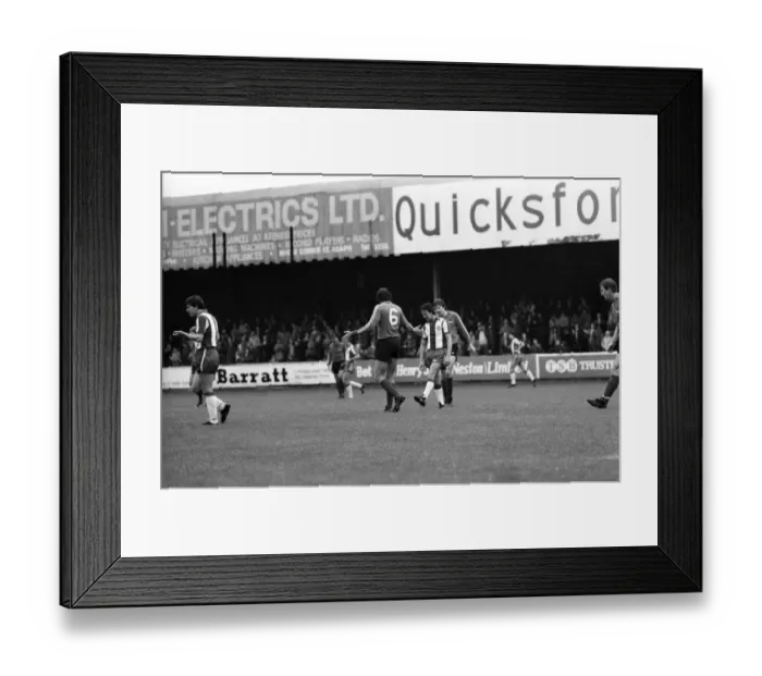 Framed Print : Chester v. Bolton Wanderers. August 1981 MF03-04-011 Local Caption Pre-Season