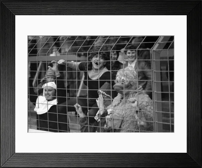 Framed Print : English League Division Two match. Oldham Athletic 0 v Blackburn Rovers 3