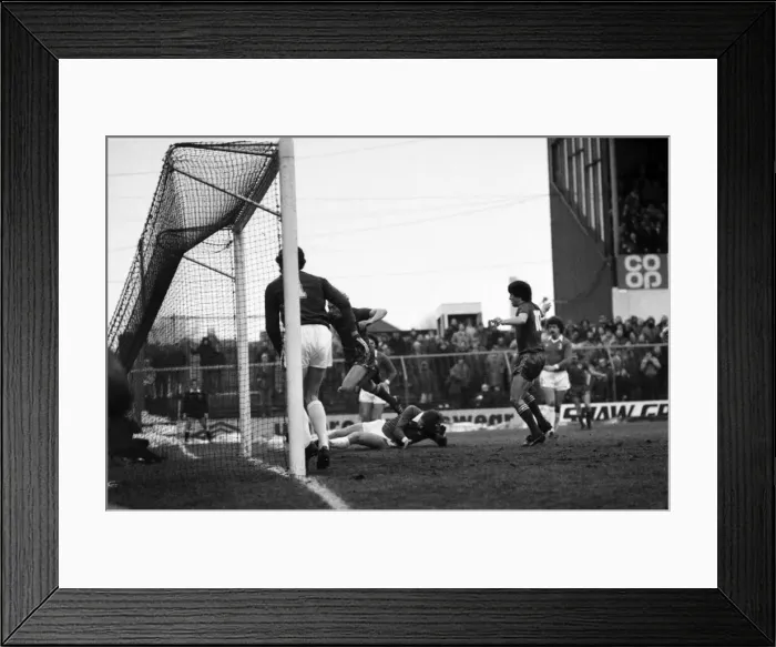 Framed Print : English League Division Two match. Oldham Athletic 0 v Blackburn Rovers 3 Framed Print : English League Division Two match. Oldham Athletic 0 v Blackburn Rovers 3