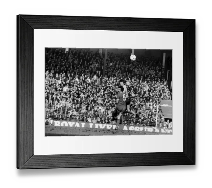 Framed Print : English League Division One match at Anfield. Liverpool 1 v Sunderland 0