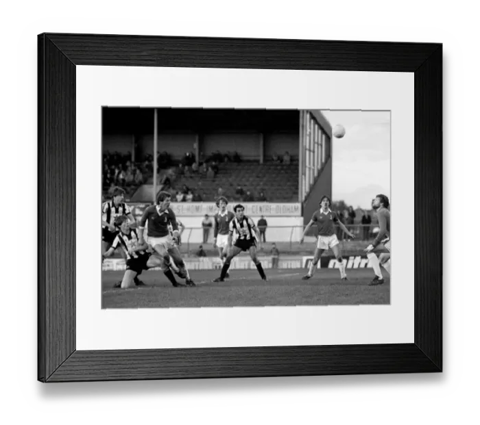 Framed Print : Oldham 3 v. Newcastle United 1. Division 2 Football October 1981 MF04-13-005 Framed Print : Oldham 3 v. Newcastle United 1. Division 2 Football October 1981 MF04-13-005