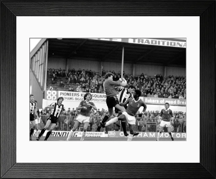 Framed Print : Oldham 3 v. Newcastle United 1. Division 2 Football October 1981 MF04-13-111 Framed Print : Oldham 3 v. Newcastle United 1. Division 2 Football October 1981 MF04-13-111