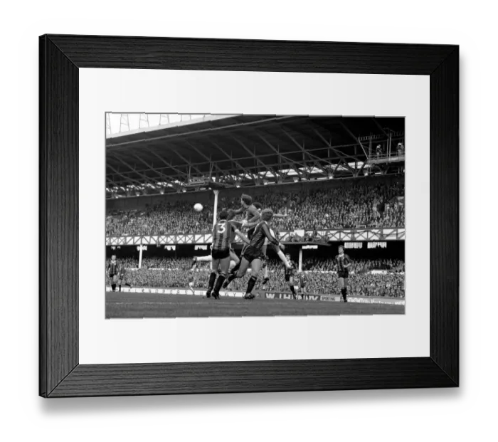 Framed Print : Everton 0 v Manchester City 1. Division 1 Football October 1981 MF04-11-010 Framed Print : Everton 0 v Manchester City 1. Division 1 Football October 1981 MF04-11-010