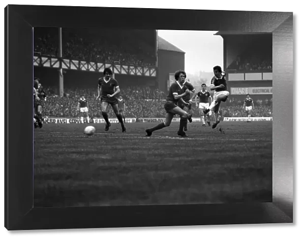 English League Division One match at Goodison Park. Everton 1 v Liverpool 3