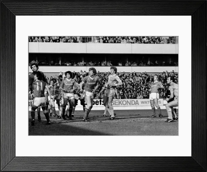 Framed Print : English League Division One matc at City Ground. Nottingham Forest 1 v Manchester City 1 Framed Print : English League Division One matc at City Ground. Nottingham Forest 1 v Manchester City 1