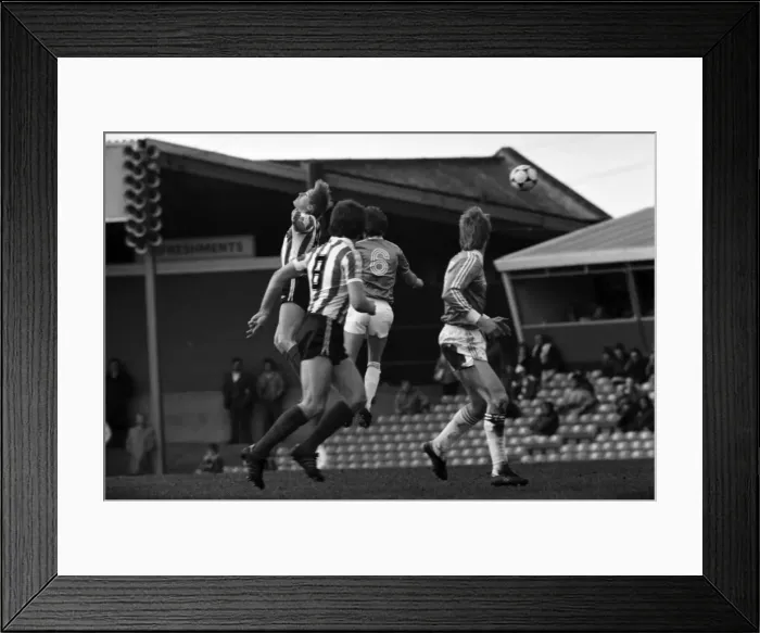 Framed Print : English League Division One match. Birmingham City 2 v Stoke City 1