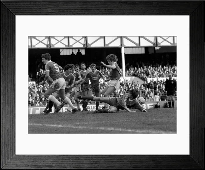 Framed Print : English League Division One match at Goodison Park. Everton 2 v Middlesbrough 0 Framed Print : English League Division One match at Goodison Park. Everton 2 v Middlesbrough 0