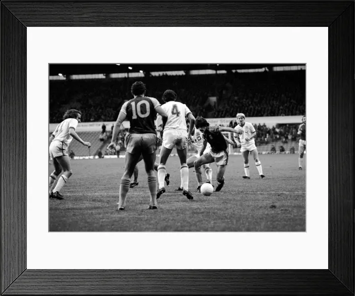 Framed Print : English League Division One match at Elland Road. Leeds United 3 v West Ham United 3 Framed Print : English League Division One match at Elland Road. Leeds United 3 v West Ham United 3