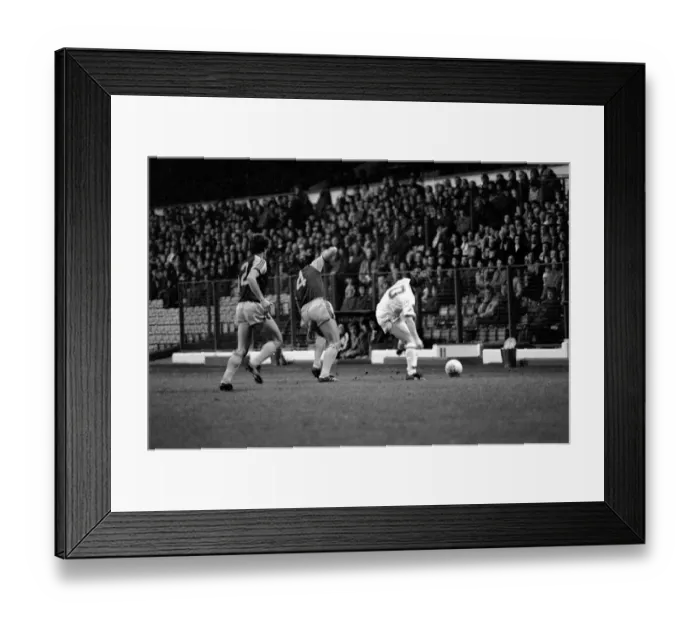 Framed Print : English League Division One match at Elland Road. Leeds United 3 v West Ham United 3
