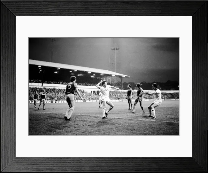 Framed Print : English League Division One match at Elland Road. Leeds United 3 v West Ham United 3 Framed Print : English League Division One match at Elland Road. Leeds United 3 v West Ham United 3