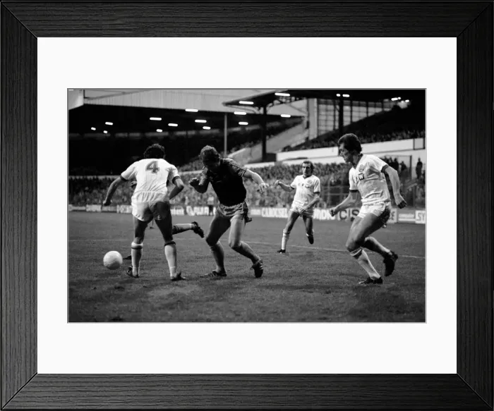 Framed Print : English League Division One match at Elland Road. Leeds United 3 v West Ham United 3 Framed Print : English League Division One match at Elland Road. Leeds United 3 v West Ham United 3