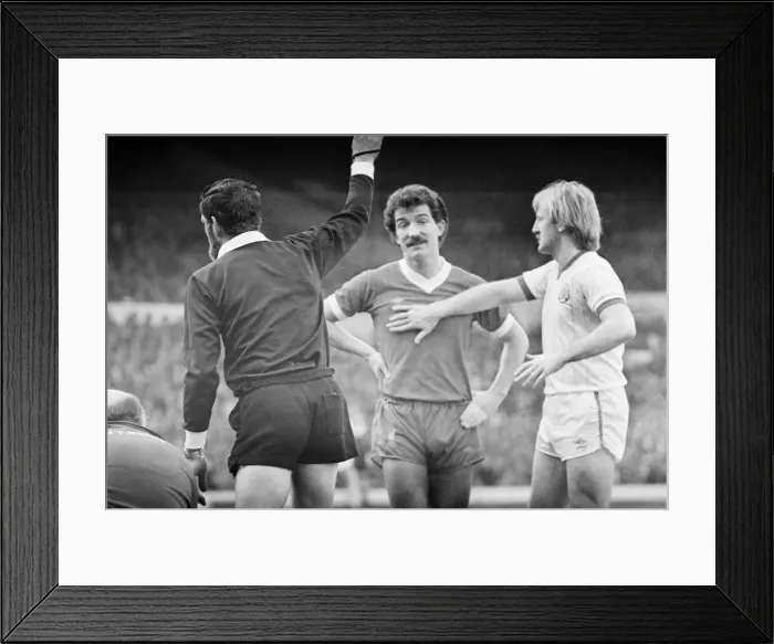 Framed Print : English League Division One match at Elland Road. Leeds United 0 v Liverpool 2 Framed Print : English League Division One match at Elland Road. Leeds United 0 v Liverpool 2