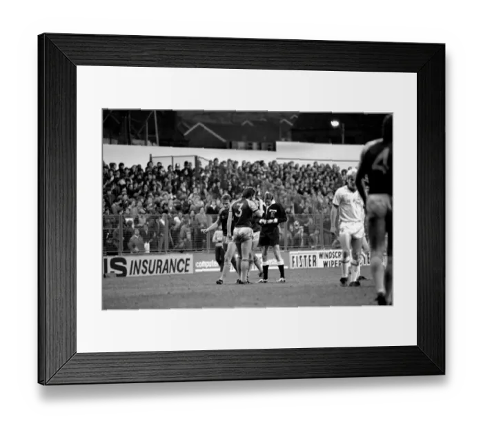 Framed Print : English League Division One match at Elland Road. Leeds United 3 v West Ham United 3