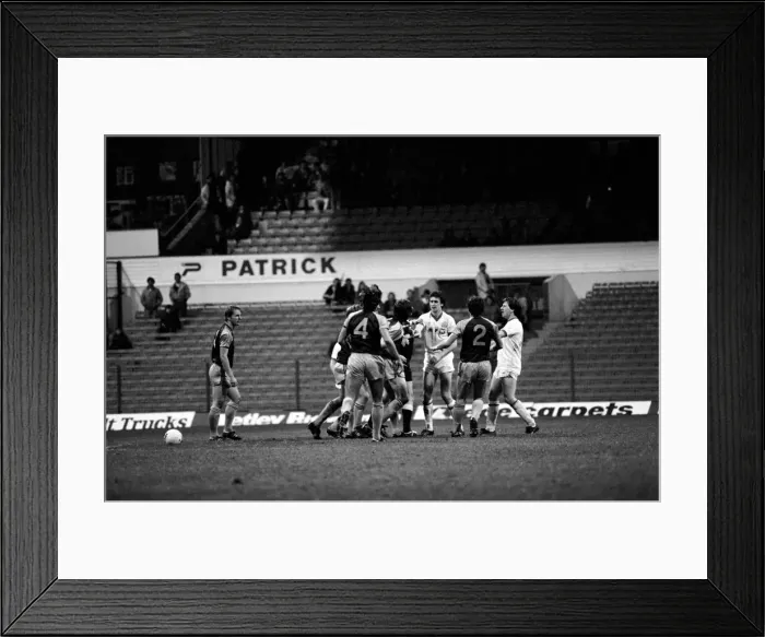 Framed Print : English League Division One match at Elland Road. Leeds United 3 v West Ham United 3 Framed Print : English League Division One match at Elland Road. Leeds United 3 v West Ham United 3