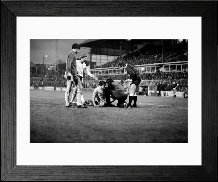 Framed Print : English League Division Two match. Oldham Athletic 1 v Chelsea 0 Framed Print : English League Division Two match. Oldham Athletic 1 v Chelsea 0
