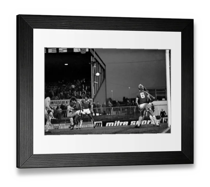 Framed Print : English League Division Two match. Oldham Athletic 1 v Chelsea 0
