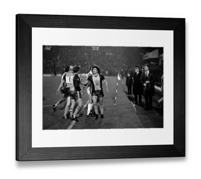 Framed Print : English League Division One match. Stoke City 0 v Southampton 2
