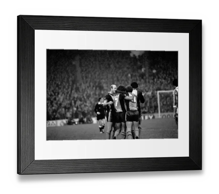 Framed Print : English League Division One match. Stoke City 0 v Southampton 2